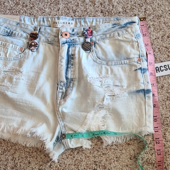 PacSun Bullhead shorts, high rise distressed NWT - Picture 7 of 14